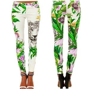 Blank NYC Jungle Tiger Print Jeans Sz 31